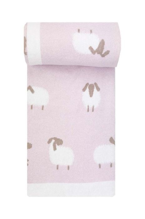 Ковдра для немовлят Jamiks AMELIE колір рожевий (3412636)