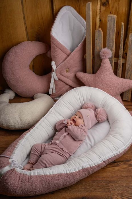 Дитячий кокон Jamiks SOLAR колір рожевий