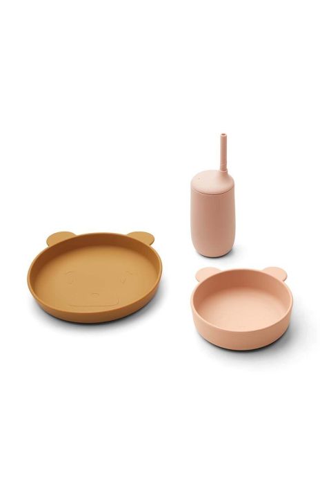Обідній набір для дітей Liewood колір рожевий (3683391)