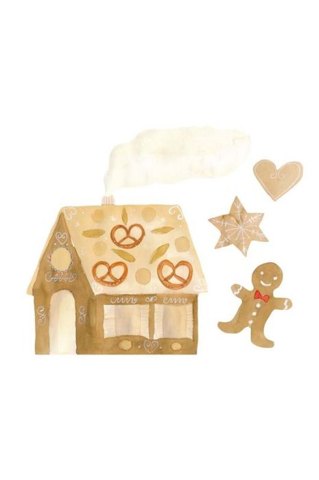 Наклейки на стіни That's mine 5-pack колір бежевий