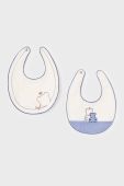 Дитячий слюнявчик Mayoral Newborn 2-pack колір темно-синій (3413114)