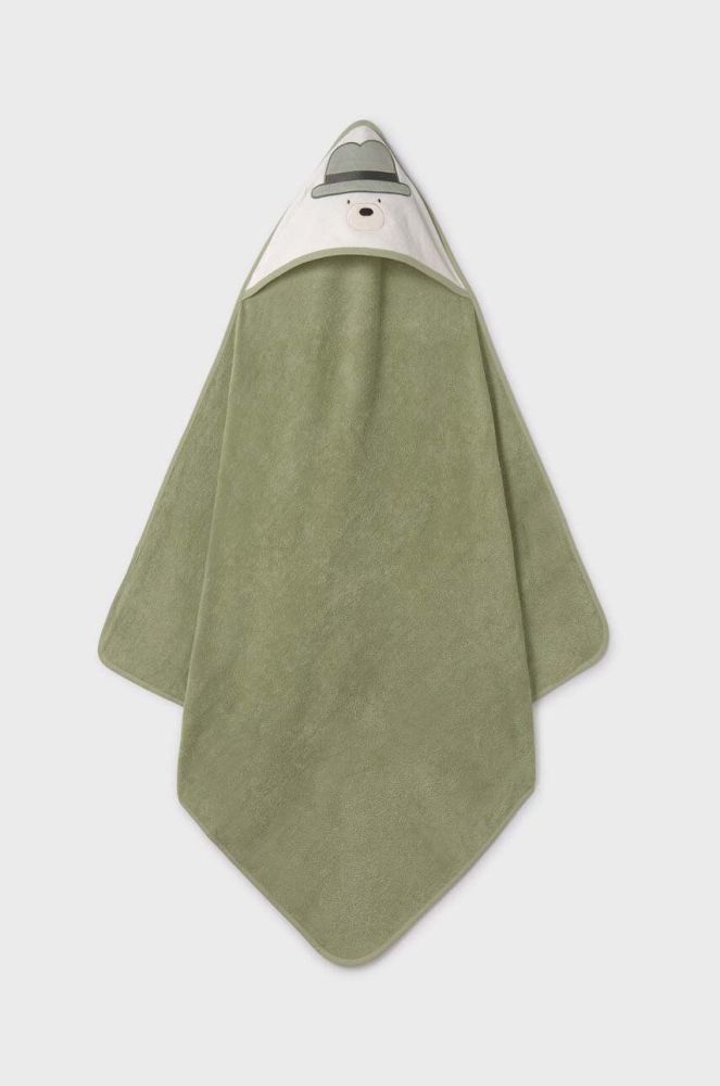 Рушник для немовляти Mayoral Newborn колір зелений (3413120)