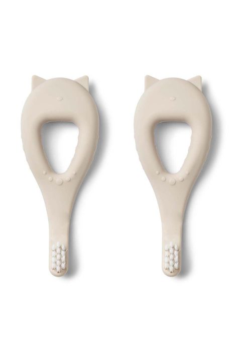 Дитяча зубна щітка Liewood 2-pack колір бежевий (3620994)