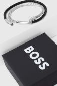 Браслет BOSS чоловічий колір чорний (3253519)