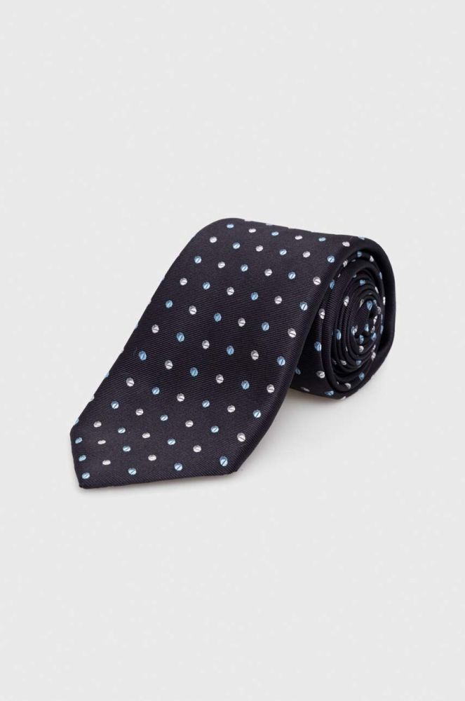 Шовковий галстук BOSS колір синій (3378872)