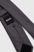 Шовковий галстук BOSS колір сірий (3406873)