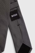Шовковий галстук BOSS колір чорний (3406872)