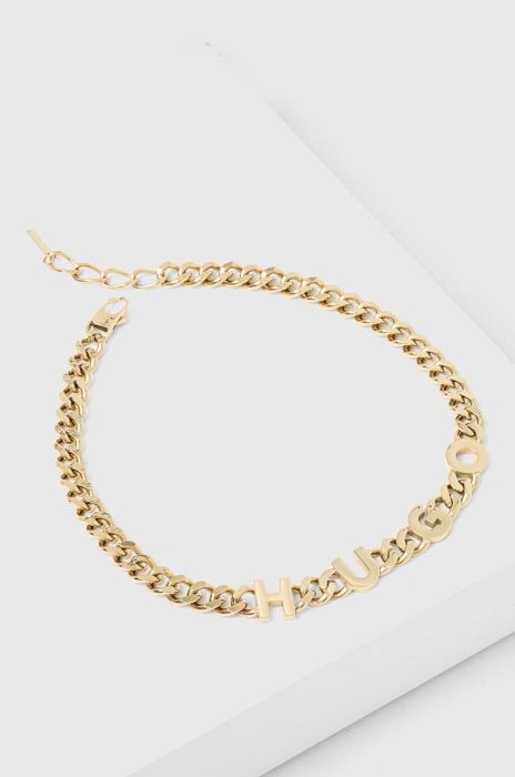 Ланцюжок HUGO чоловічий колір золотий (3253537)