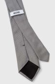 Шовковий галстук Moschino колір сірий (3403190)