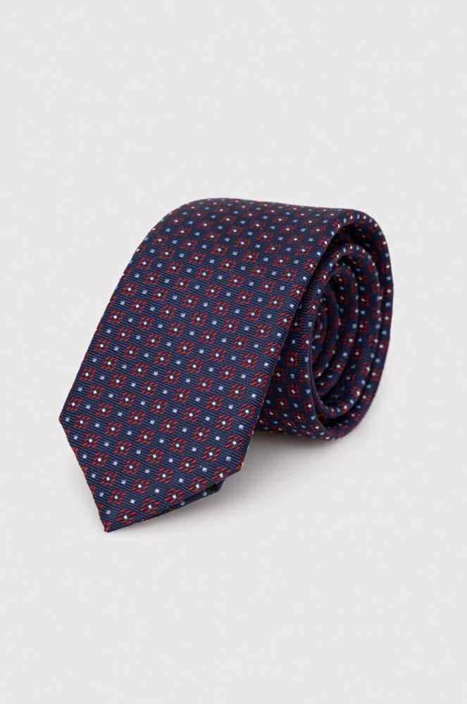 Шовковий галстук HUGO колір синій (3597077)