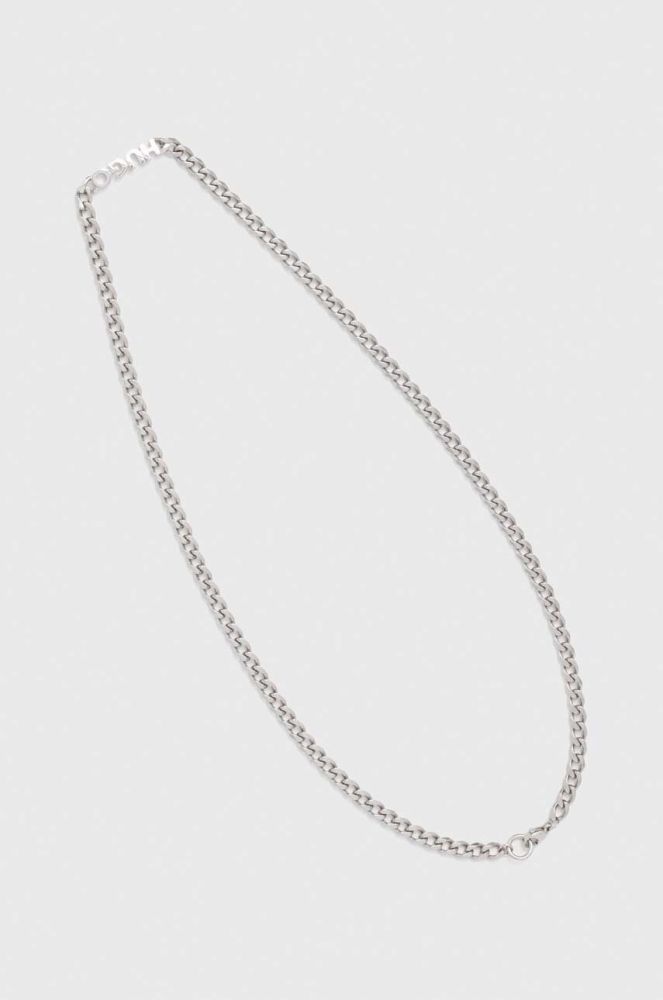 Ланцюжок HUGO чоловічий колір срібний (3488697)