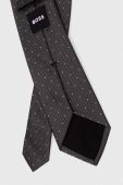 Шовковий галстук BOSS колір сірий (3492209)
