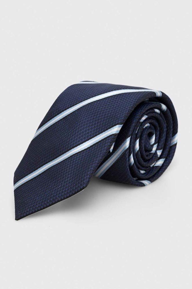 Шовковий галстук BOSS колір синій (3484967)