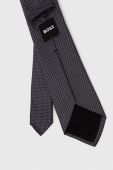 Шовковий галстук BOSS колір чорний (3495893)