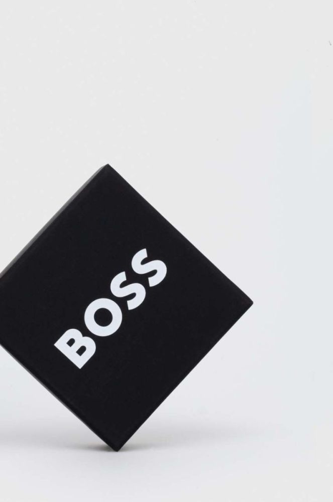 Браслет BOSS чоловіча колір чорний (3532384) фото 3
