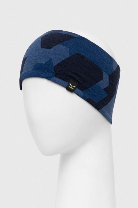 Пов'язка на голову Salewa Cristallo колір блакитний