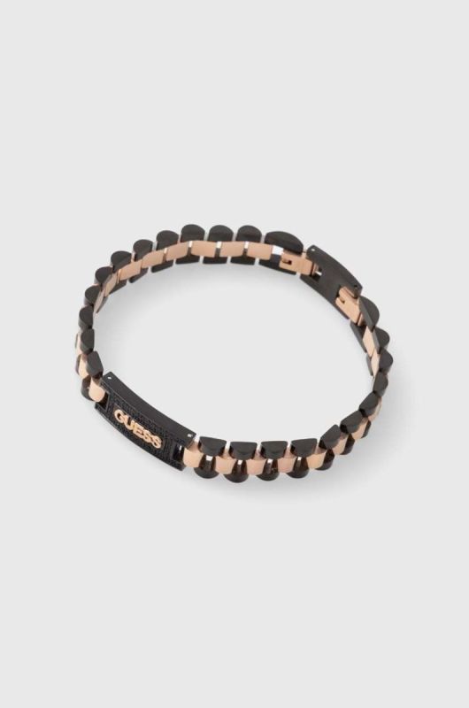 Браслет Guess чоловіча колір чорний (3680880)