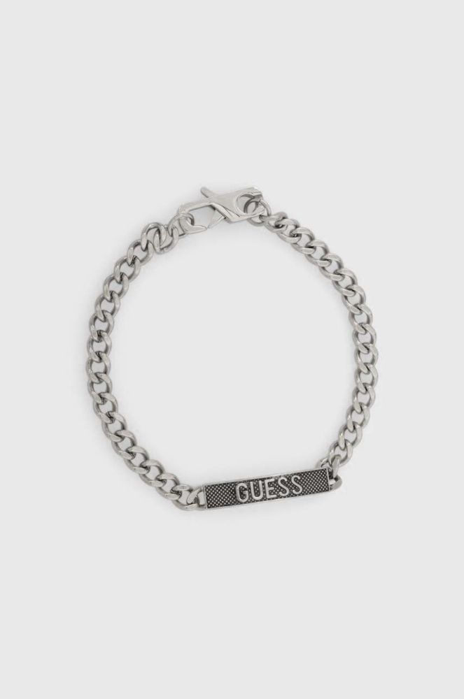 Браслет Guess чоловіча колір сірий (3683427)