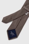 Шовковий галстук Tiger Of Sweden колір сірий
