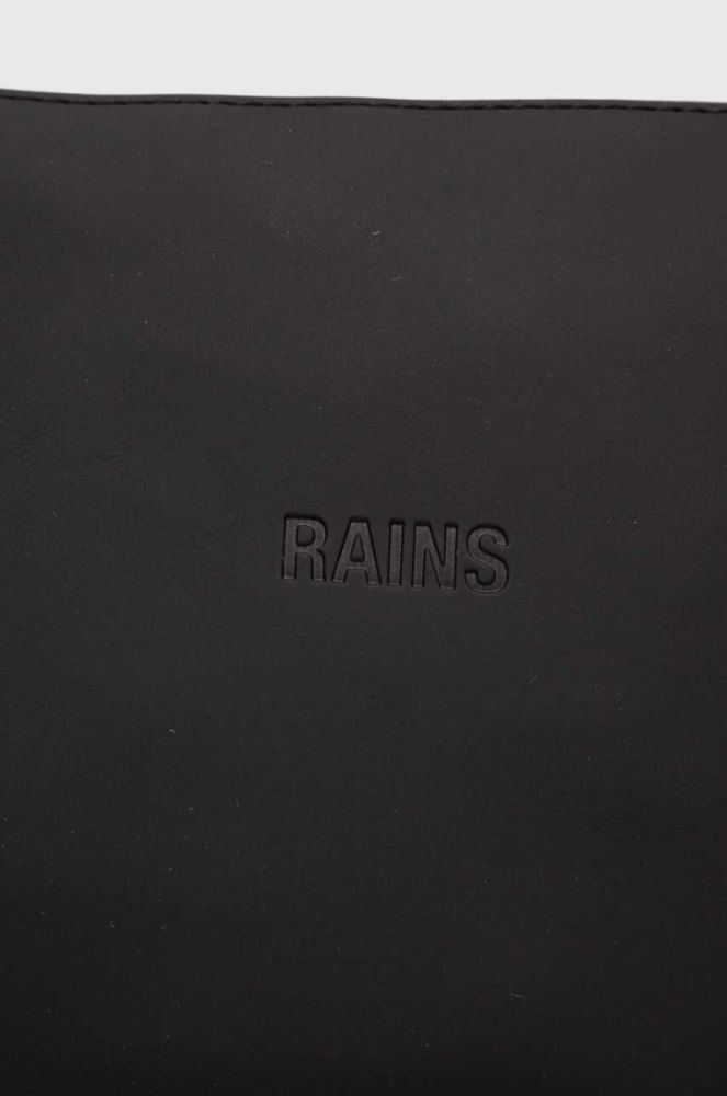 Косметичка Rains колір чорний фото 4