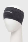 Пов'язка на голову Icebreaker Oasis колір сірий Пов'язка на голову Icebreaker Oasis колір сірий