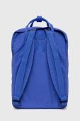 Рюкзак Fjallraven великий з аплікацією колір блакитний