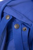 Рюкзак Fjallraven великий з аплікацією колір блакитний