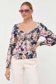 Блузка Guess жіноча колір синій візерунок
