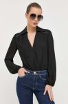 Боді Marciano Guess колір чорний однотонна (3327443)