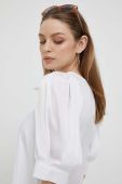 Блузка Dkny жіноча колір білий однотонна (3293558)