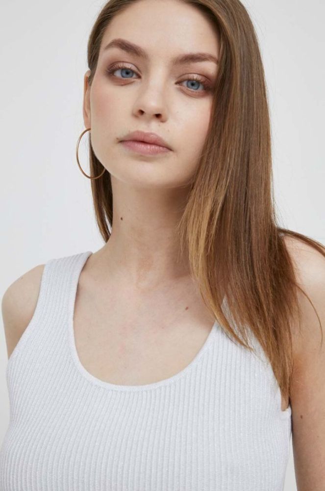 Топ Dkny колір білий (3296409) фото 4