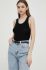 Топ Dkny колір чорний (3296413)