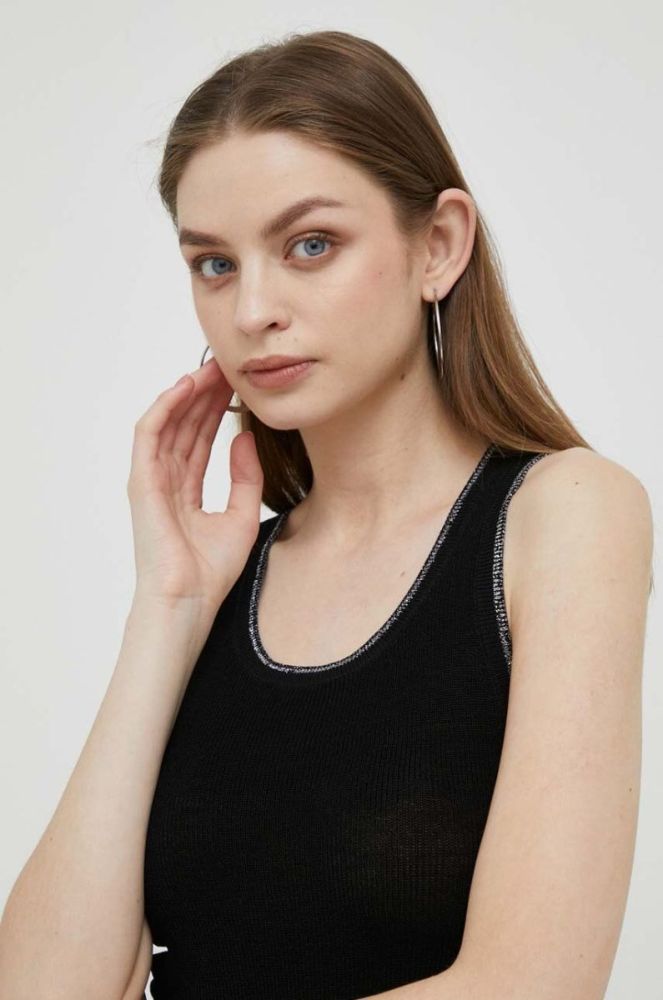 Топ Dkny колір чорний (3296413) фото 4