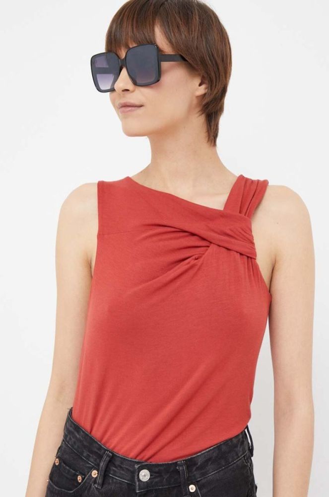 Топ Dkny колір червоний фото 2