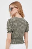 Блузка Pepe Jeans Francesca жіноча колір зелений візерунок