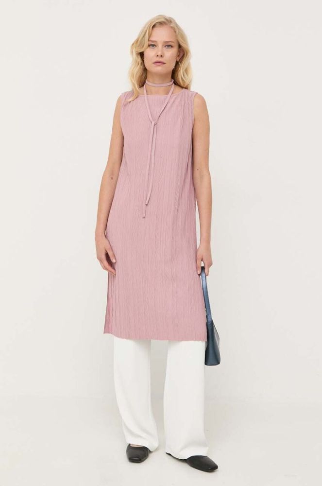 Блузка Max Mara Leisure жіноча колір рожевий однотонна (3403222) фото 2