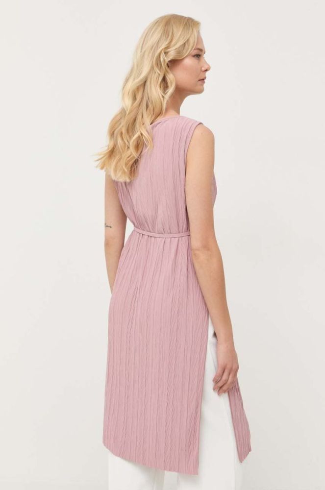 Блузка Max Mara Leisure жіноча колір рожевий однотонна (3403222) фото 3