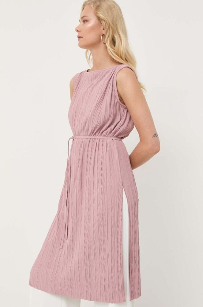 Блузка Max Mara Leisure жіноча колір рожевий однотонна (3403222) фото 4