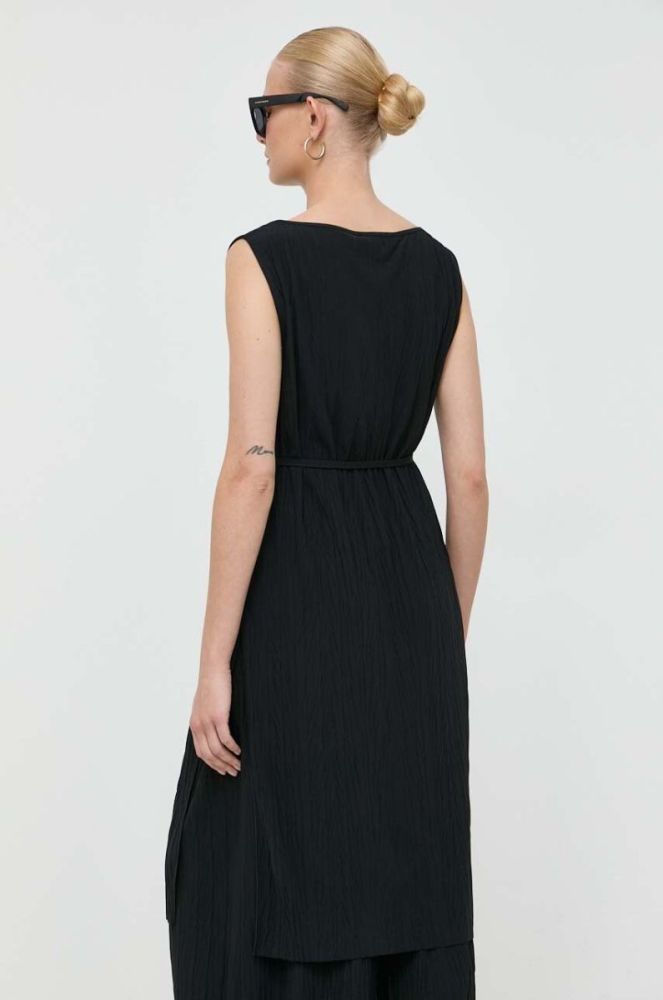 Блузка Max Mara Leisure жіноча колір чорний однотонна (3403217) фото 3