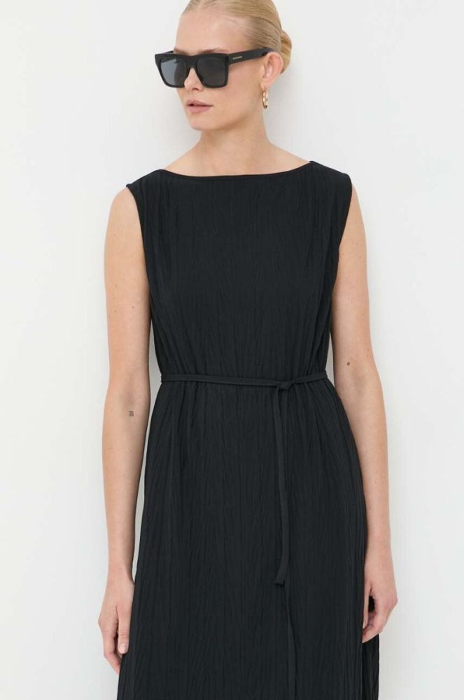Блузка Max Mara Leisure жіноча колір чорний однотонна (3403217) фото 5