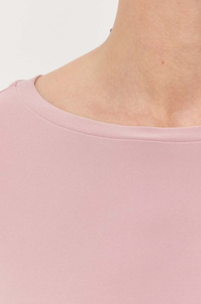 Блузка Max Mara Leisure жіноча колір рожевий однотонна (3400367) фото 5