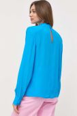 Блузка Ivy Oak жіноча однотонна колір блакитний (3337725)