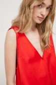Блузка Stine Goya жіноча колір червоний однотонна