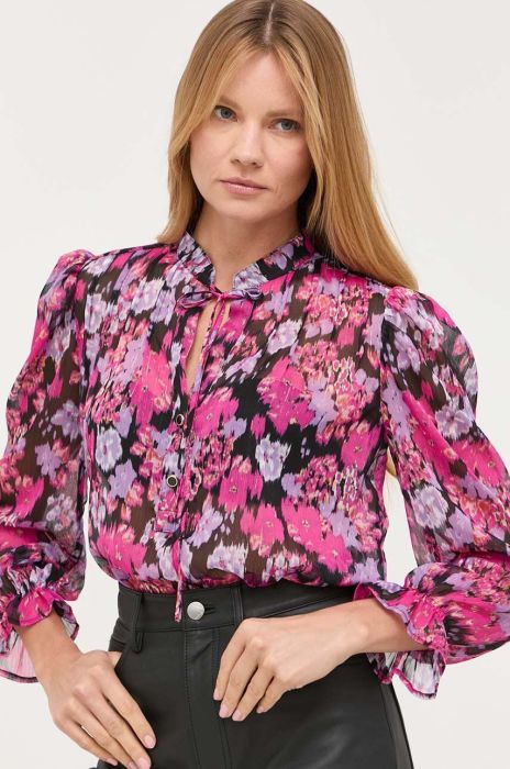 Блузка Liu Jo жіноча колір рожевий візерунок