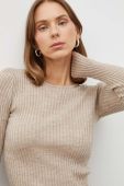 Вовняний светр Herskind жіночий колір бежевий легкий (3620580)