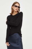 Вовняний светр Herskind жіночий колір чорний легкий (3620576)