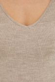 Вовняний светр Herskind жіночий колір бежевий (3592625)