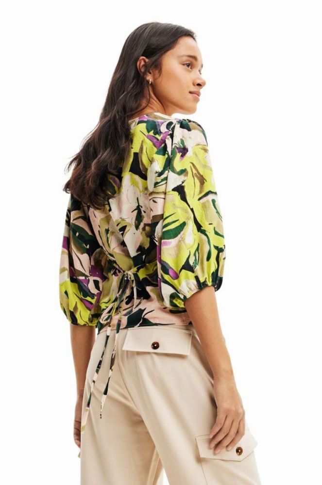 Блузка Desigual жіноча візерунок колір барвистий (3476697) фото 2