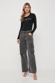 Лонгслів Guess жіночий колір чорний (3570558)