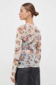 Блузка Guess Guess x Banksy жіноча візерунок колір барвистий